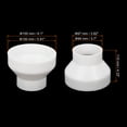thumbnail image 2 of Unique Bargains 6' to 3.7' Duct Reducer Ducting Airflow Tube Increaser Adapter Pipe Fitting 3 Pack, 2 of 5