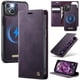 thumbnail image 1 of CaseMe Funda para Billetera for iPhone 14 Plus Compatible con Magsafe, 2 en 1 de Piel Sintética [Bloqueo RFID] Soporte para Tarjeta Abatible Cubierta Magnética Desmontable a Prueba de Golpes, 1 of 10