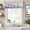 purple, variant on Sage Green Coastal Wave Farmhouse Short Window Curtain Valances, Summer Modern Ocean Beach Rod Pocket Kitchen Valances for Living Room Bedroom Bathroom Cafe 42" x 12"