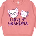 thumbnail image 3 of Inktastic I Love My Grandma Toddler Sweatshirt, 3 of 4