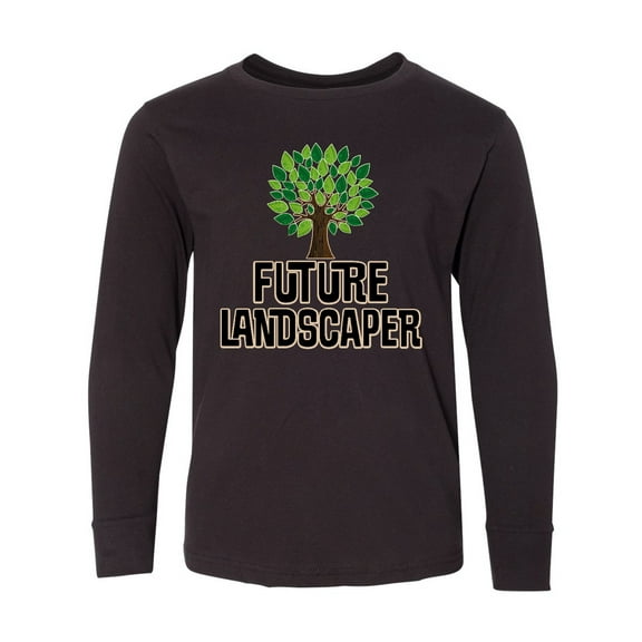 Inktastic Future Landscaper Horticulture Specialist Long Sleeve Youth T-Shirt