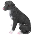 thumbnail image 4 of Estatua de perro resistente al agua, duradera, vívida, encantadora, estilo campestre, atractiva decoración decorativa para el hogar para exteriores, 4 of 8