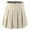 Khaki, variant on Girl's Stretchy Pleated Adjust Waist School Uniforms Skirt Navy 14