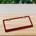 thumbnail image 6 of Rhinestone Bling Plate Frames Colorful Metal Chrome Holder for United States standard for Women Handcrafted, 6 of 8