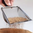 thumbnail image 3 of 2 Pieces Cat Litter Scoop, Metal, 2mm and 5mm Mesh Scooper, Deep Shovel Poop Sifting with Long Handle, Pooper Lifter Works with All Type of Cat Litter, 3 of 5