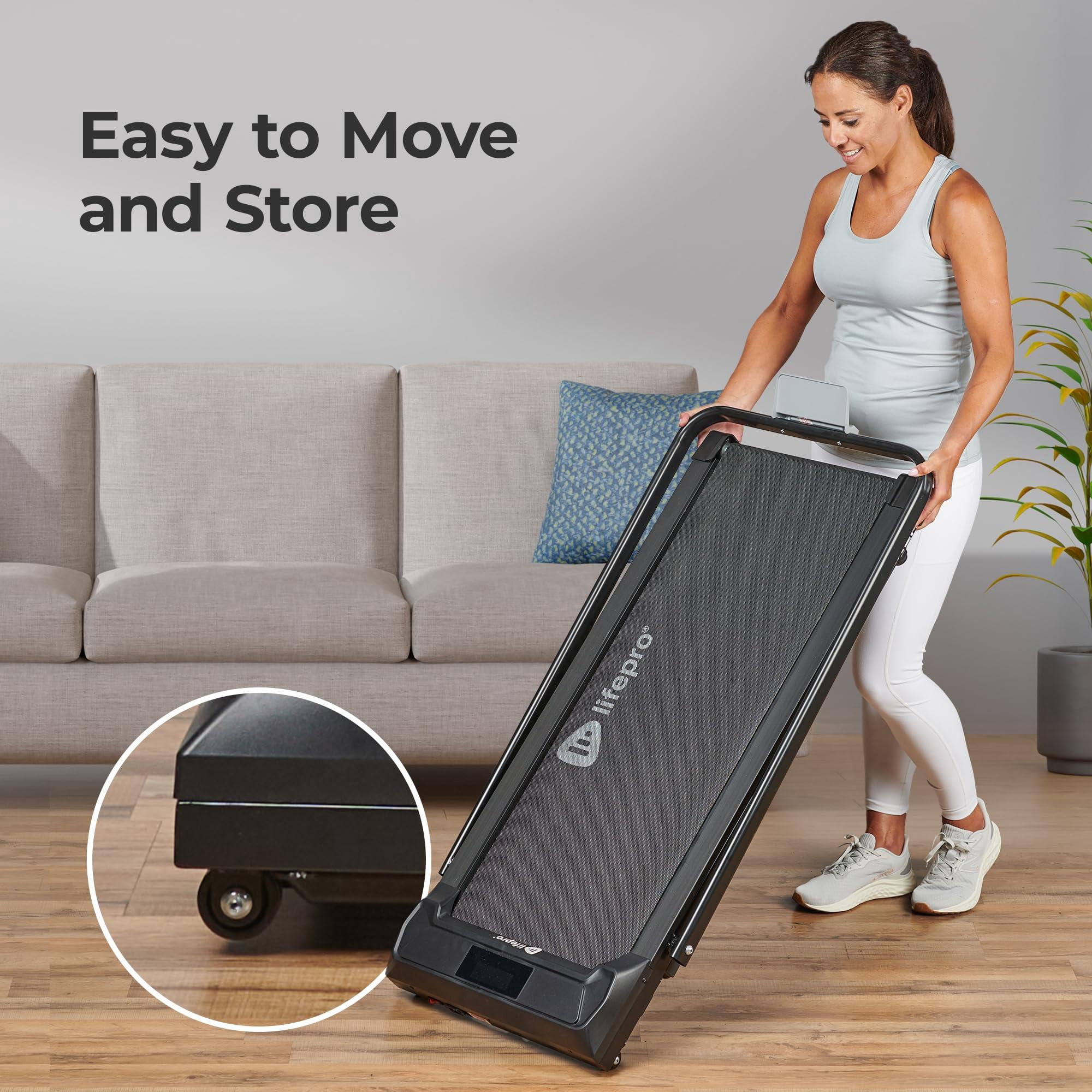 Lifepro Trademil Portable Walking Pad Under Desk Mini Treadmill - Black
