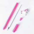 thumbnail image 2 of 8Pcs Creative Gel Pen Unicorn Shape Gel Black Ink Pens Signature Pen Cartoon Gel Pen For School Stationery, 2 of 2
