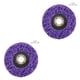thumbnail image 3 of Speravity Rueda de lijado Acero inoxidable Pulido Pulido Agujero interior Herramientas de resistencia al desgaste para amoladora angular Coche # 100 negro #125 morado 2piezas Speravity CBP033656, 3 of 5
