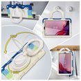 thumbnail image 4 of FJLBDE Case for Lenovo Tab M8 3rd Gen 2021/M8 HD 2nd Gen 2019 with 360 Kickstand, Shoulder Strap Carrying Protective Cover, Multicolor Blue, 4 of 6