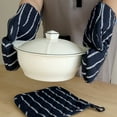 thumbnail image 3 of Shisuyan 4pcs Heat Resistant Mitt Mat Set Baking Cooking Sleeves Covers Kitchen Supplies, 3 of 9