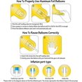 thumbnail image 3 of 40 Inch Gold Large Numbers 0-9 Birthday Party Decorations Helium Foil Mylar Big Number Balloon Digital 2, 3 of 4