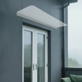 thumbnail image 3 of Awning Canopy UV Rain Snow Protection for Front Door/Porch Patio Roof, Rain Shelter Thicken Clear Cover Maintenance-Free Awning Polycarbonate Sheet No Brackets, 3 of 12