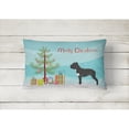 thumbnail image 2 of Carolines Treasures BB8507PW1216 Cane Corso Christmas Canvas Fabric Decorative Pillow, 12H x16W, multicolor, 2 of 3