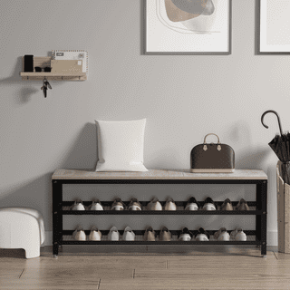 Wooden shoe deals rack walmart