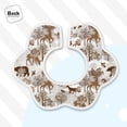 thumbnail image 4 of Hirioo leaf Moose fox owls tree for Baby Cotton Petal Bib Drool Bibs for Baby Boy Unisex, 4 of 9