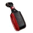 thumbnail image 4 of Leather Car Key Fob Case Cover Holder for Jaguar Xe Xf Xj F-Pace F-Type, 4 of 9