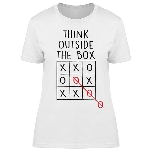 Think Outside Graphic Tee Women's -Image by Shutterstock Women's T-shirt
