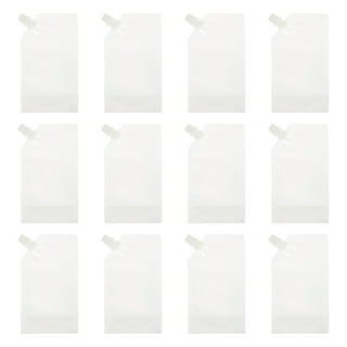 Cater Tek 1 gal Clear Plastic Take Out Drink Bag - with Safety Cap - 12  3/4 x 5 3/4 x 11 3/4 - 10 count box
