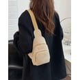 thumbnail image 3 of LHSHID Crossbody Bag for Women Canvas Shoulder Sling Hobo Bag Anti-theft Purse Pocket Travel Handbag, 3 of 5