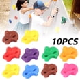 thumbnail image 2 of 10PCS Rock Climbing Holds  With Mounting Bolts Climbing Grips DIY Rock Stone Wall Rock Tree Climbing Holds And Play Grips Set Design For Children And Adult, 2 of 7