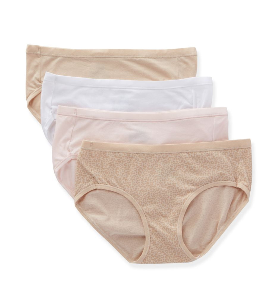 Hanes women's cotton stretch 4pk hipster briefs Clearance