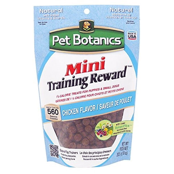 Pet Botanics Chicken Mini Training Reward Dog Treat, 10 Oz, 560 Ct
