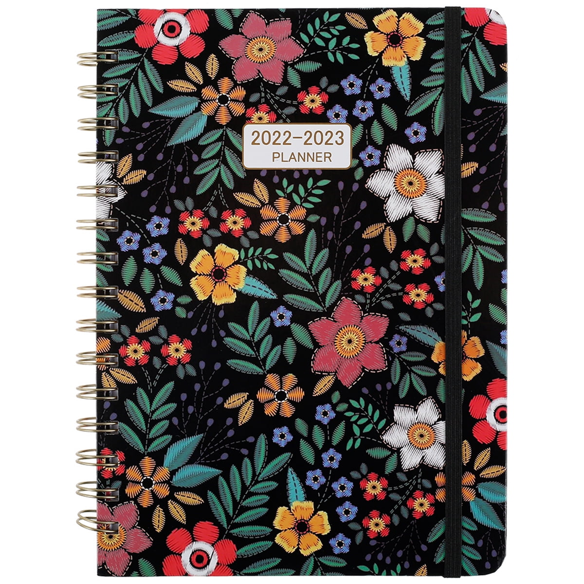 2022 Planner Weekly and Monthly with Twin-Wire Binding 2022 Planner Beautiful Flowers January December 2022 Planner 2022 with Flexible Cover 8 x 10 