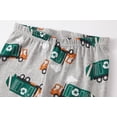 thumbnail image 6 of Little Boys Pajamas Garbage Truck 100% Cotton Long Sleeve Toddler Pjs Toddler Clothes Kids Sleepwear(Cray-6577 5T), 6 of 7