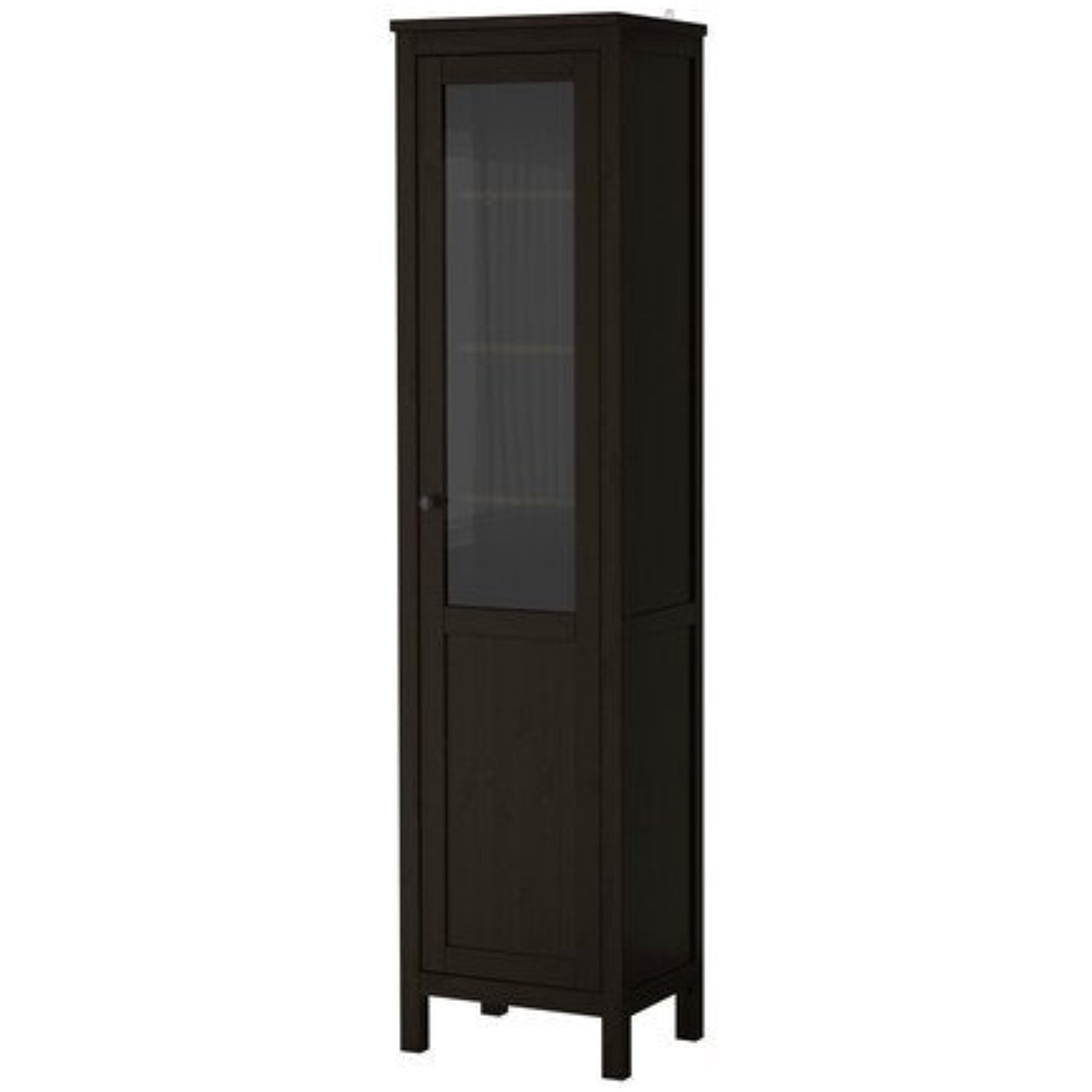 Ikea with panel/glass door, blackbrown 2026.8235.630