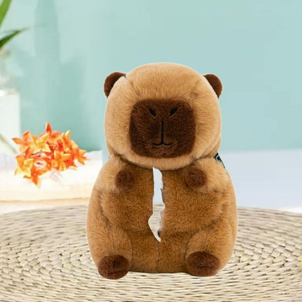Porta pañuelos de coche porta pañuelos de animales de peluche portátil dispensador de pañuelos de papel de felpa BLESIY