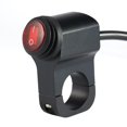 thumbnail image 1 of Interruptor de luz de 12 V Interruptor de manillar Interruptor de luz de motocicleta a prueba de agua Interruptor de palanca de manillar de aleación de aluminio, 1 of 5