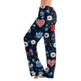 thumbnail image 2 of Youpwaven Women's Valentine's Day Heart Printed Sleep Pants - Cozy Pajama Bottoms, Drawstring Waist Comfortable Loungewear for Valentine Nights, 2 of 7