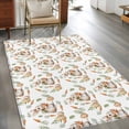 thumbnail image 2 of 2.7'x5' Area Rugs, Easter Bunny Indoor Outdoor Area Rug for Living Room Bedroom, Spring Easter Eggs Botanical Washable Bathroom Rugs Kitchen Floor Carpet Mats Home Decor Aesthetic, 2 of 8