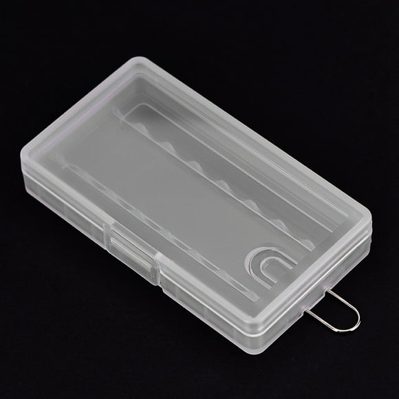 Estuche para baterías, Estuche para baterías Transparente de PP Duro portátil de 5 Piezas Estuche para baterías para AA Creado magistralmente
