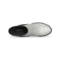 thumbnail image 4 of BLISSFUL STEP Women's Round Toe Block Heel Ankle Booties Silver 9, 4 of 8