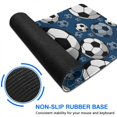thumbnail image 6 of Long Mouse Pads for Desk,Blue Soccer Balls Pattern Desk Mats on Top Of Desks, Desk Mouse Pad Extra Large with 3mm Non-Slip Base and Stitched Edge for Gaming,Office,Work,Home 31.5"x15.7", 6 of 6