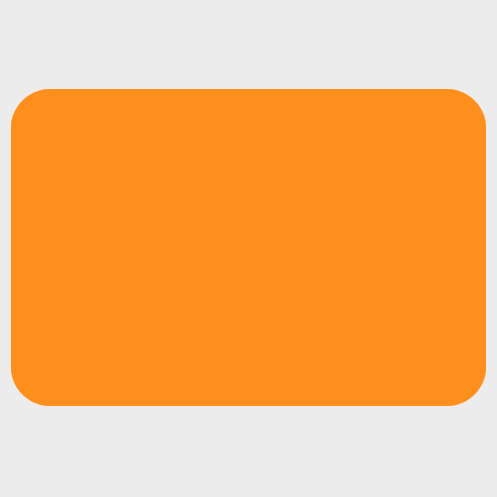 JAM Paper Standard Label Rolls, Rectangle, 1 x 1 1/2, Neon Orange, 125 Labels/Roll