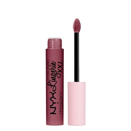 NYX Professional Makeup Lip Lingerie XXL Liquid Lipstick, Bust Ed, 0.13 fl oz