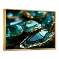 thumbnail image 3 of Designart "Amazonite Stone in Green Emerald" Oversized Landscapes Framed Wall Art - Traditional Green Stone Geode Bedroom Framed Canvas Wall Art, 3 of 7