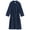 Navy, variant on Men's Waffle Robe Kimono Spa Bathrobe Short Soft Knee Length Lightweight Light with Pockets Bath Robe Shower Pool Summer House Lounge Sleepwear Thin 3/4 Sleeve Grey X-Small-Small