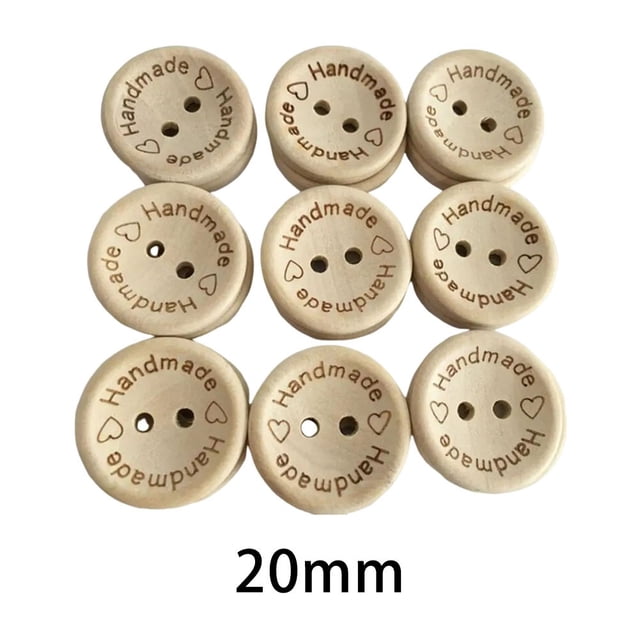 Handmade Talados Hand Reversed Flat DIY Accessories 100pcs 15/20/25mm