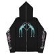thumbnail image 1 of Sudaderas oscuras europeas y americanas para hombres y mujeres, sudaderas con capucha, parejas góticas, sudaderas Harajuku con cremallera de gran tamaño, 2023, 1 of 5