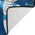 thumbnail image 4 of SKYSONIC Cute Little Astronaut Lightweight Carpet Mats Area Soft Rugs Floor Mat Doormat Decoration for Rooms Entrance 36x24 inches, 4 of 6