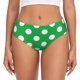 thumbnail image 1 of Balery Green And White Polka Dot Ropa Interior de Algodón para Mujer con Dibujo – Braguitas Cómodas y Elásticas, Estilo Clásico-X-Large, 1 of 6