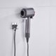 thumbnail image 3 of Yuarrent Colgador de soporte de montaje en pared, soporte adhesivo autoadhesivo, gancho sin taladro, estante de almacenamiento, reemplazo de baño para Juegos de accesorios de baño Plata Yuarrent JJ23435-00, 3 of 6