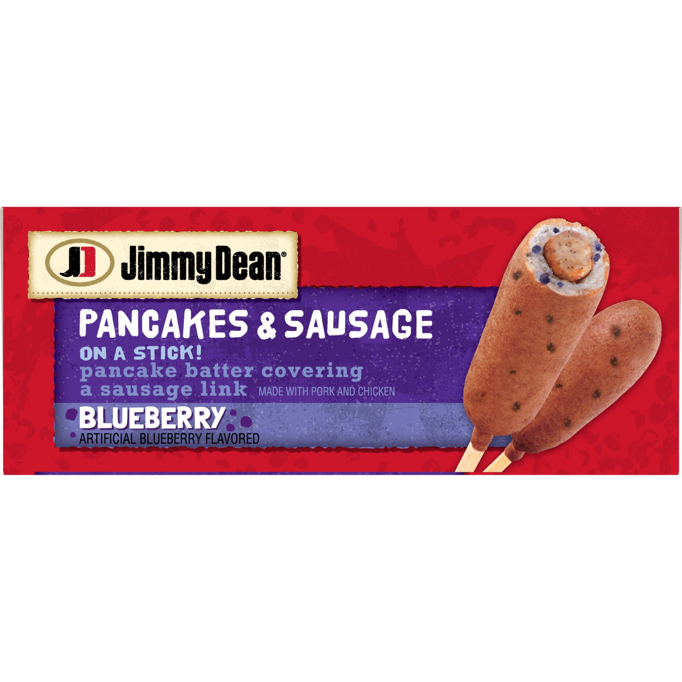 Jimmy Dean Blueberry Pancakes Sausage on a Stick 30 oz 12 Count Frozen