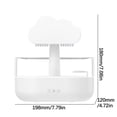 thumbnail image 3 of Uandlove Humidifier Large Room RaindropAromatherapy Machine USB Desktop Colorful Night Light Atomizing CloudRain Humidifier, 3 of 9
