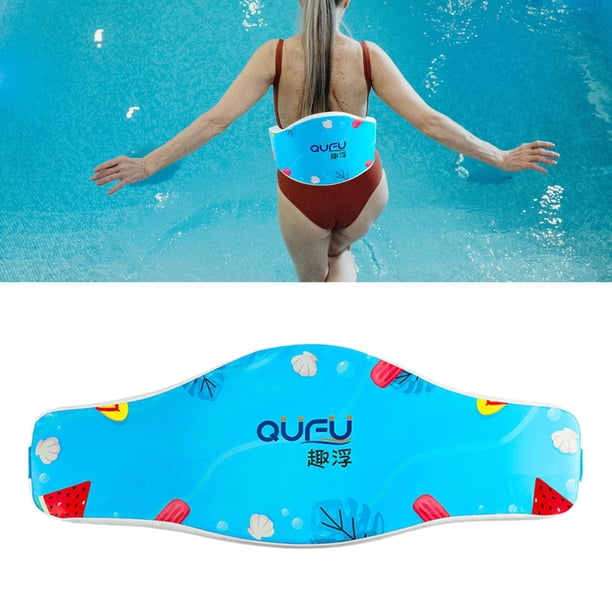 Cinturón de natación Colamx flotación de cintura para snorkel piscina entrenamiento físico Azul