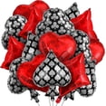 thumbnail image 1 of 16 Piezas Decoraciones para Fiestas Temáticas de Casino Globos de Aluminio de Casino de 20 Pulgadas, Globos de Cartas de Naipes con Corazón para Fiestas de Las Vegas, Eventos de Pó, 1 of 5