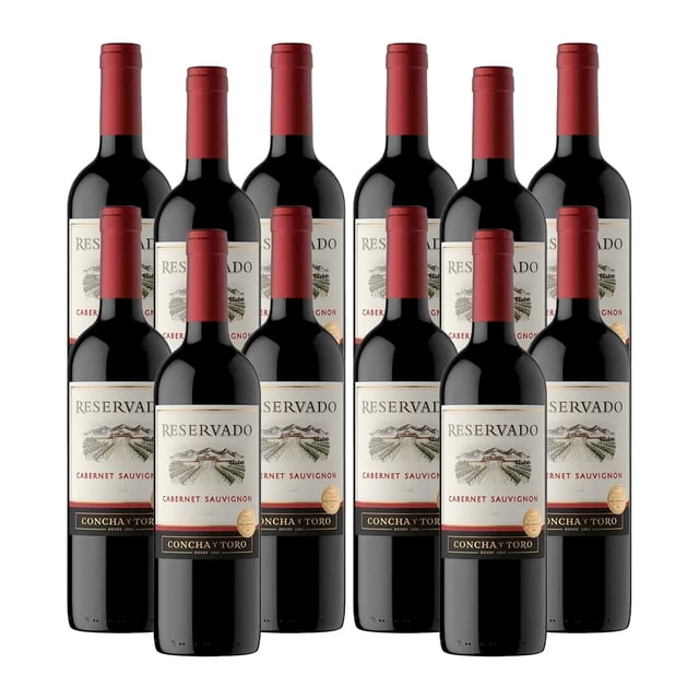 Pack De 12 Vino Tinto Concha Y Toro Cabernet Sauvignon 750Ml